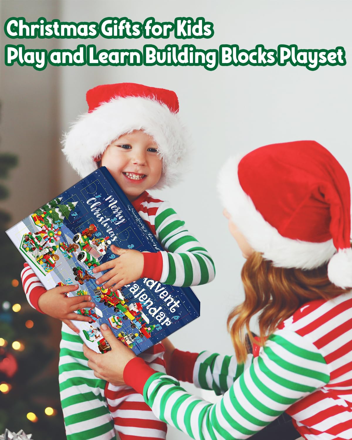 Advent Calendar 2025 Kids, 24 Days Building Blocks Toys Holiday Countdown, Christmas Stocking Stuffers for 6 7 8 9 10 11 12 Year